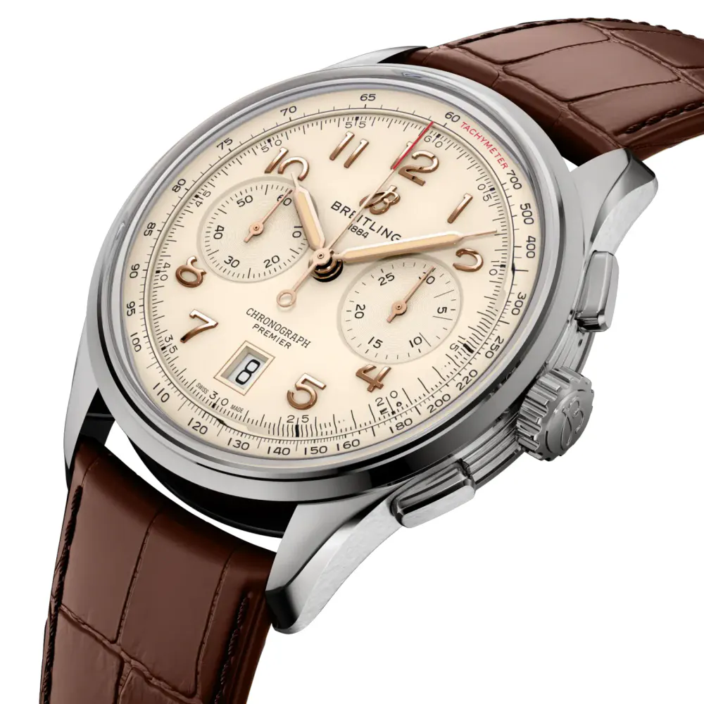 Breitling Premier B01 Chronograph 42mm Mens Watch in Ivory, additional product view 2