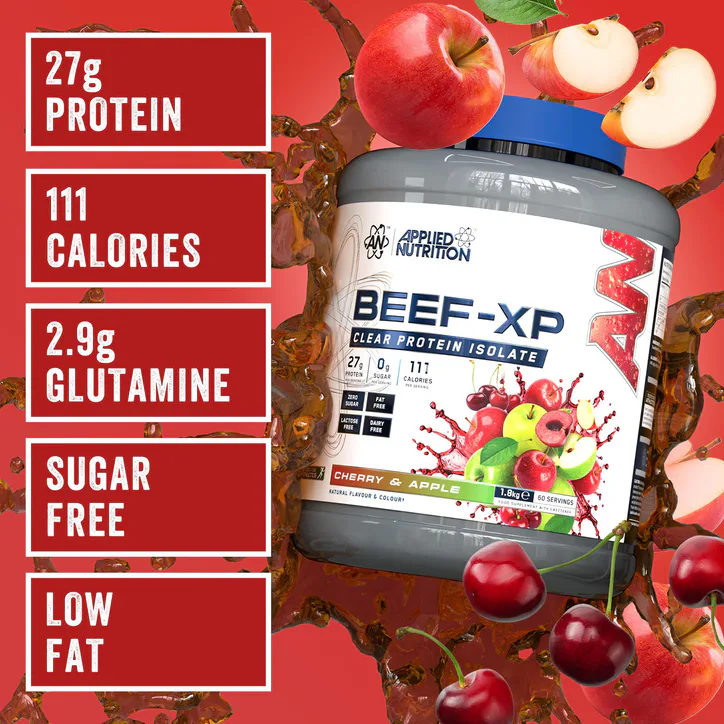 Applied Nutrition Beef XP Clear Protein Isolate Cherry & Apple 1.8KG, additional product view 2