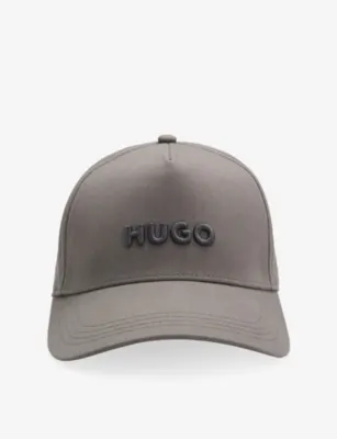 HUGO Logo-Embellished Cotton-Twill Baseball Cap