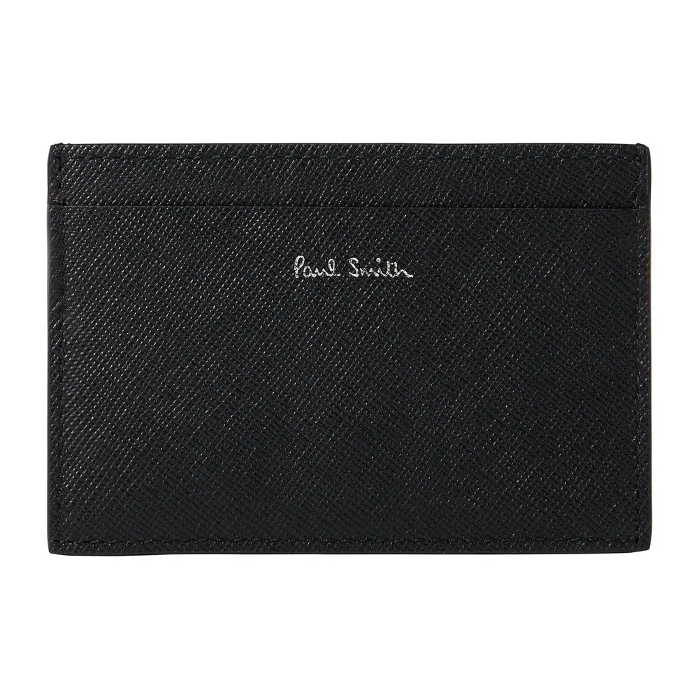 Paul Smith Men's Leather Printed Card Holder
