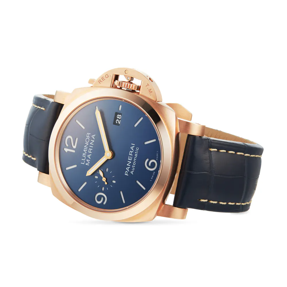 Panerai Luminor Marina Goldtech 44mm in Blue, additional product view 3