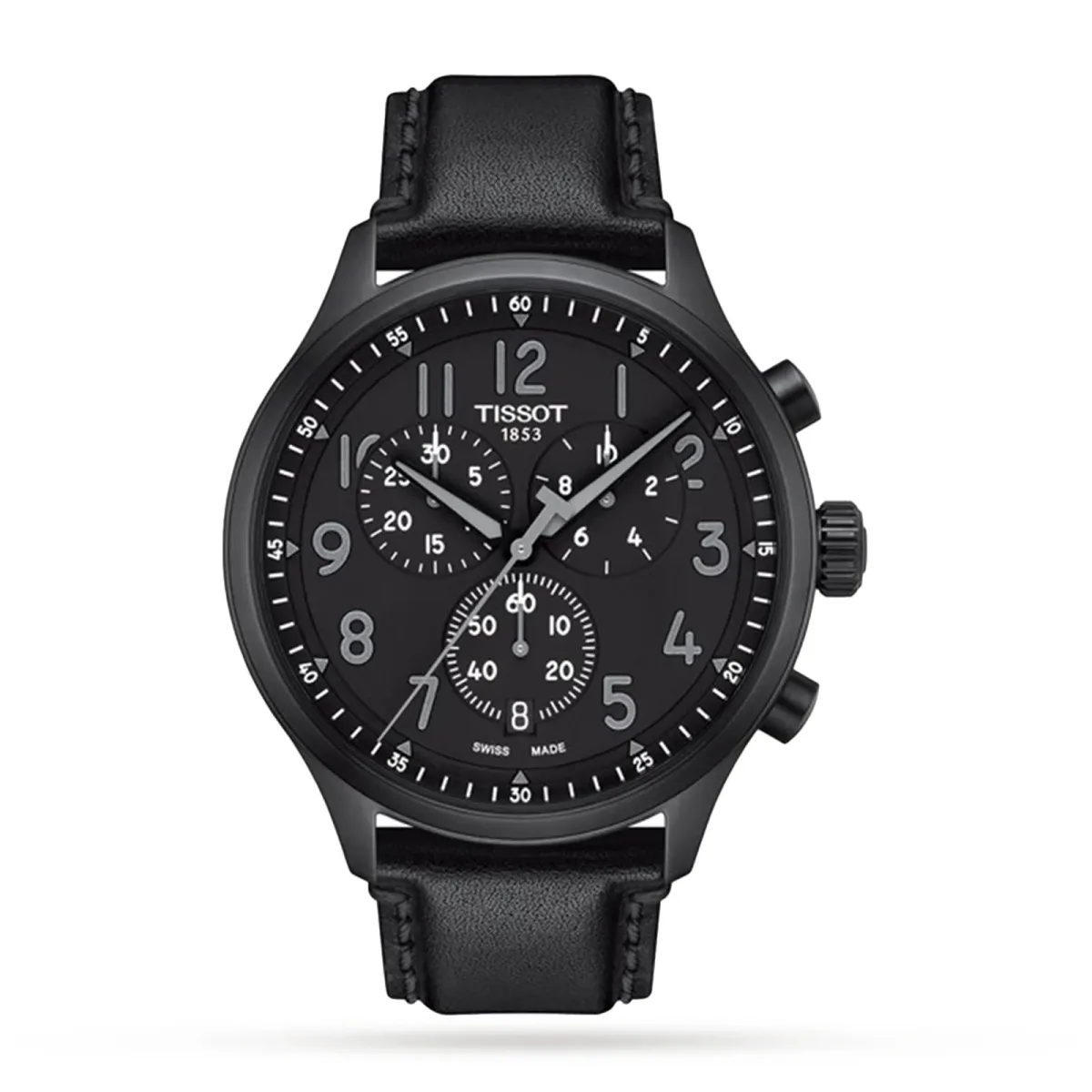 Tissot Chrono XL Vintage 45mm Mens Watch Black