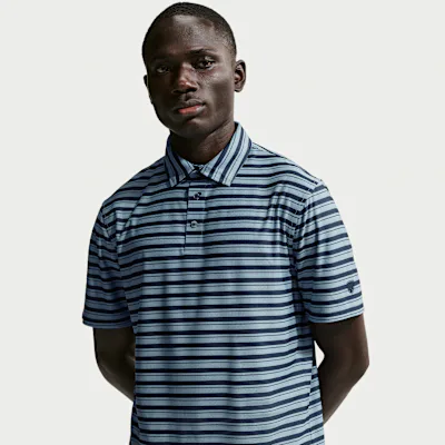 Nike Tailored Performance Men's Dri-FIT Golf Polo - College Navy/Work Blue/College Navy