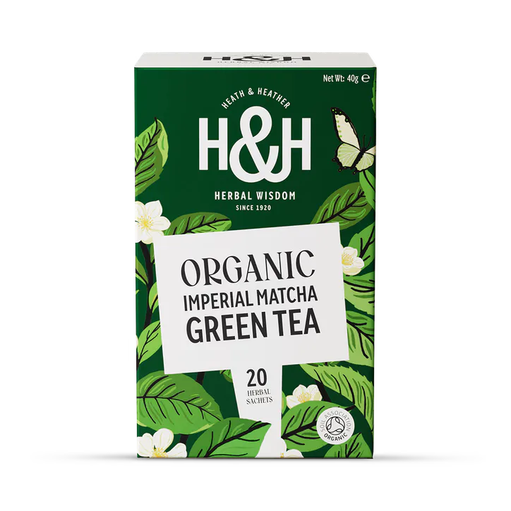 Heath & Heather Organic Imperial Matcha Tea 20 Tea Bags