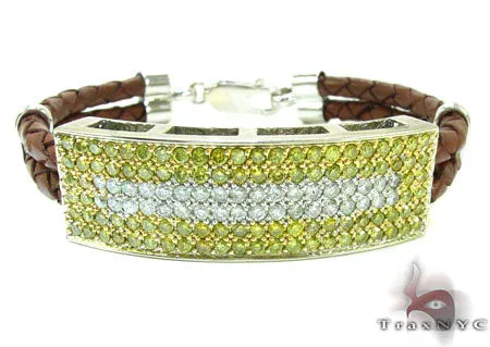 RINA - For Him FACTORY Mens Two Color Diamond Bracelet 21022 in Rose Gold – Bracelet