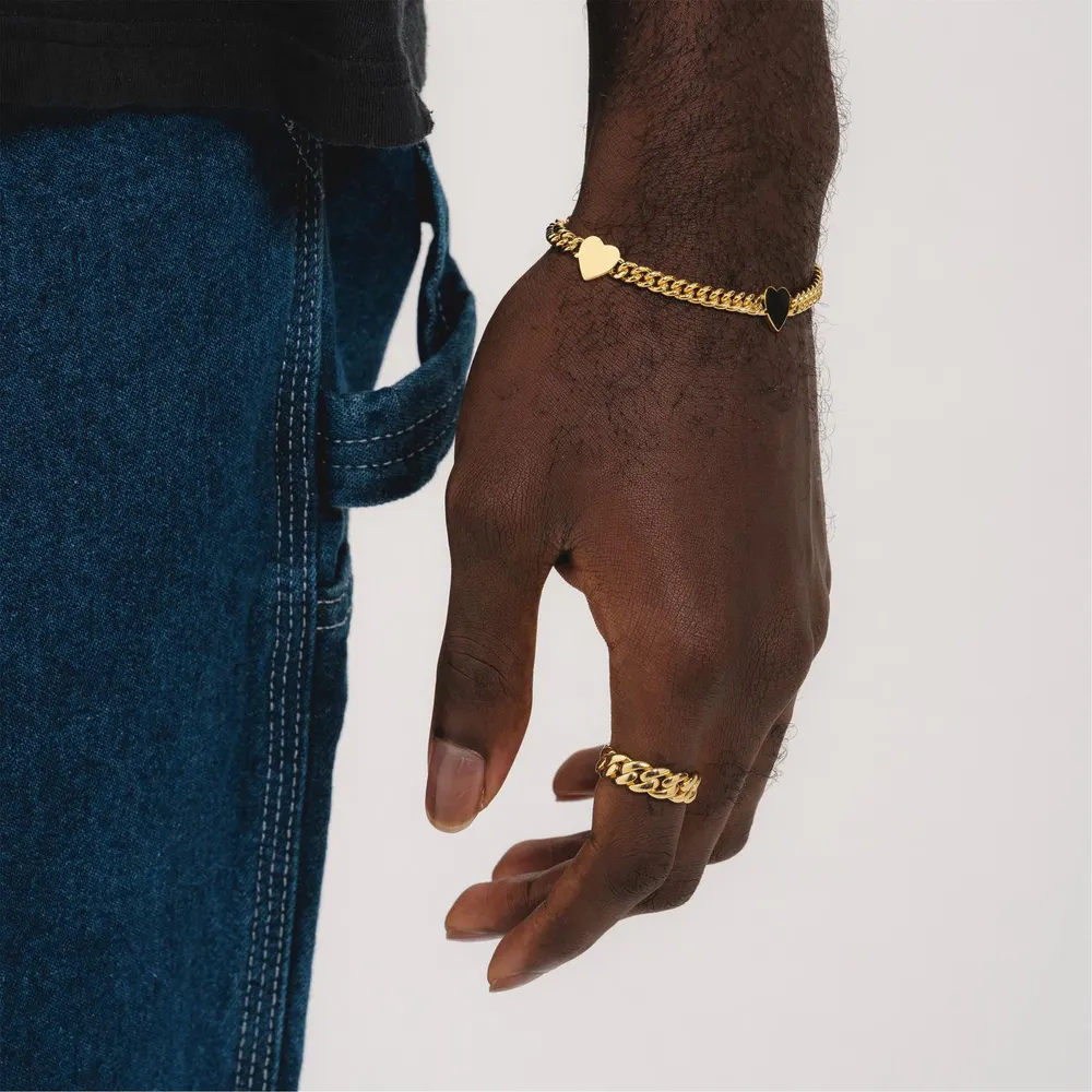 Common Lines Cuban Link Ring detail 2