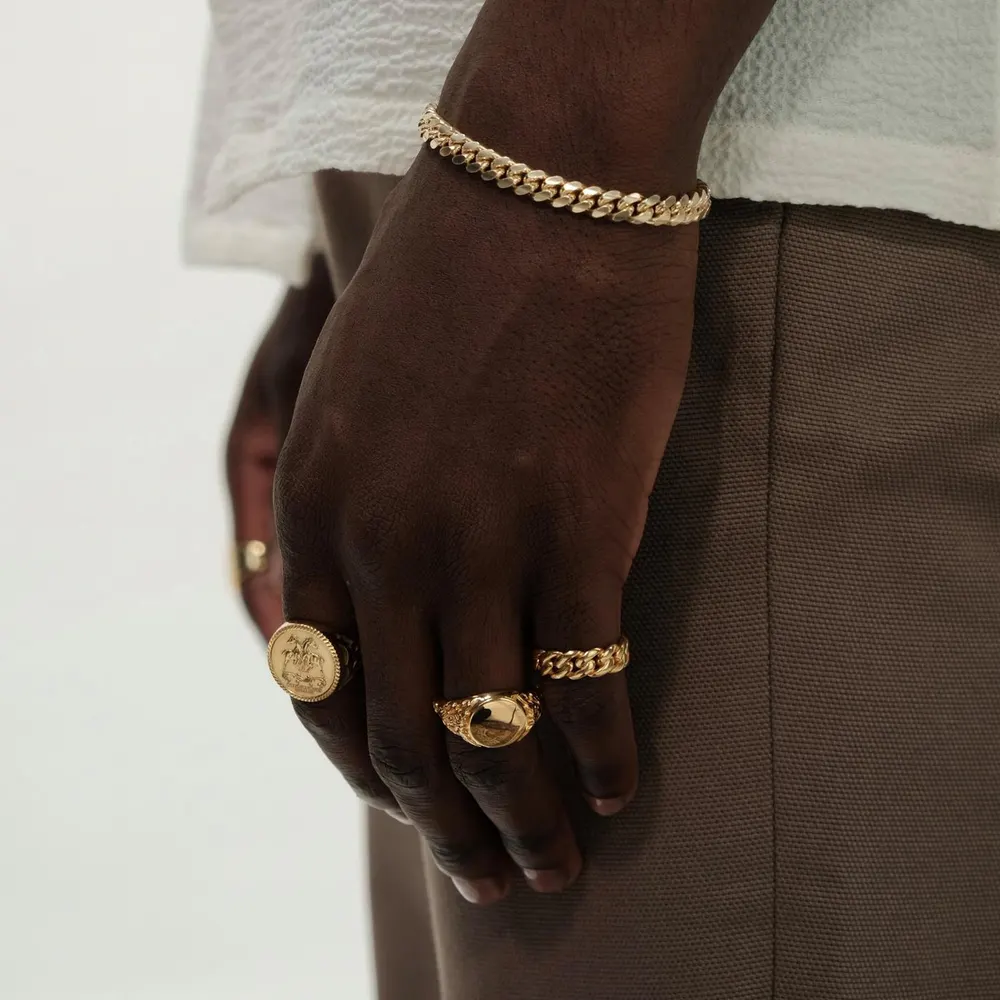 Common Lines Cuban Link Ring detail 3