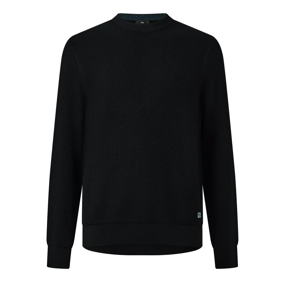 PS Paul Smith Men's Waffle Cotton Crew-Neck Jumper