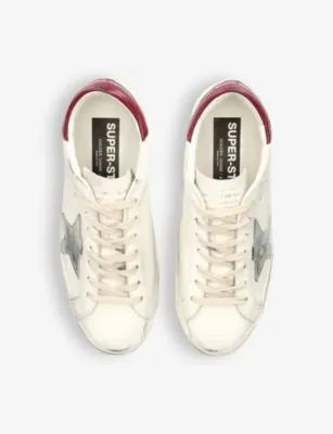 GOLDEN GOOSE Superstar Exclusive 3 leather low-top trainers - EUR 43 / 9 UK MEN in WHITE/COMB, additional product view 2