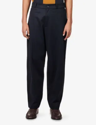 FRED PERRY Button-Up Tailored Cotton-Jersey Track Pants detail 3