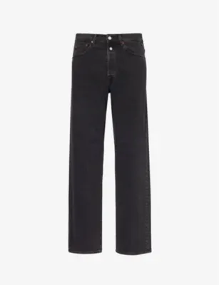 REPLAY Red Cast 9zero1 straight-leg stretch-denim jeans - 38/32 in BLACK DELAVE – Mens | Jeans | Straight Leg