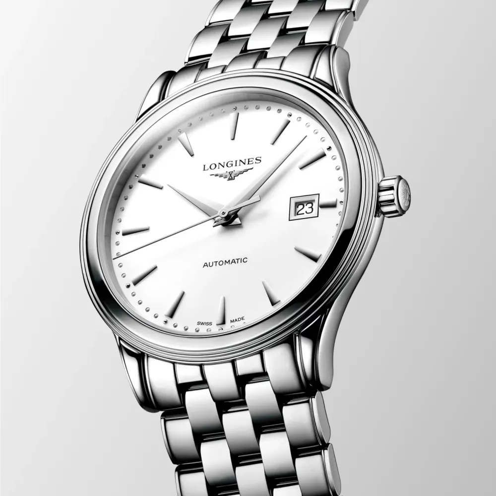 Longines Flagship Classic 40mm Mens Watch White in White, additional product view 2