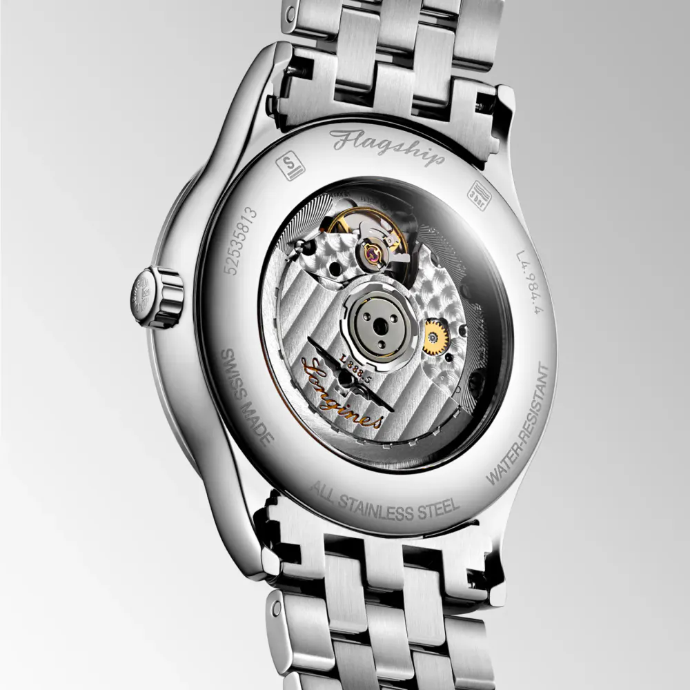Longines Flagship Classic 40mm Mens Watch White in White, additional product view 3