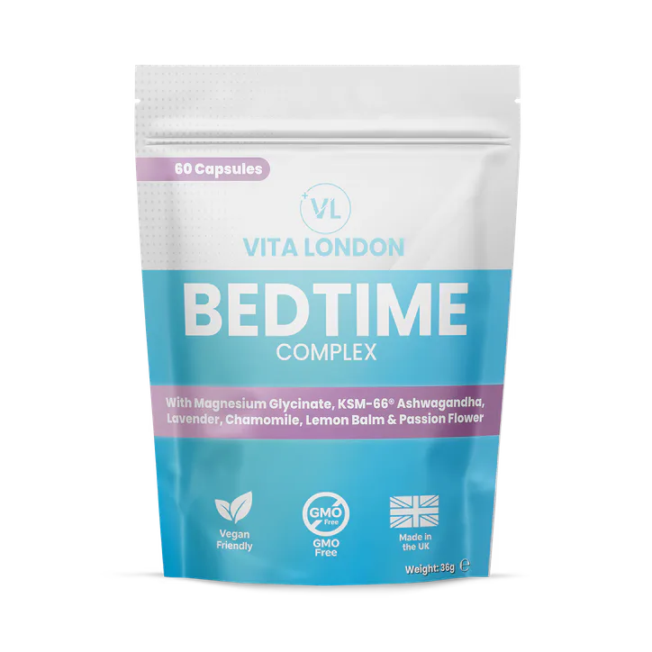 Vita London Bedtime Complex Vitamin Capsules - With Magnesium Glycinate - 60 Capsules