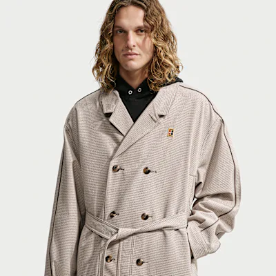 Nike Club Rules Men's Trench Coat - Mink Brown/Sand Drift/Ironstone in Mink Brown/Sand Drift/Ironstone – Nike men's and unisex