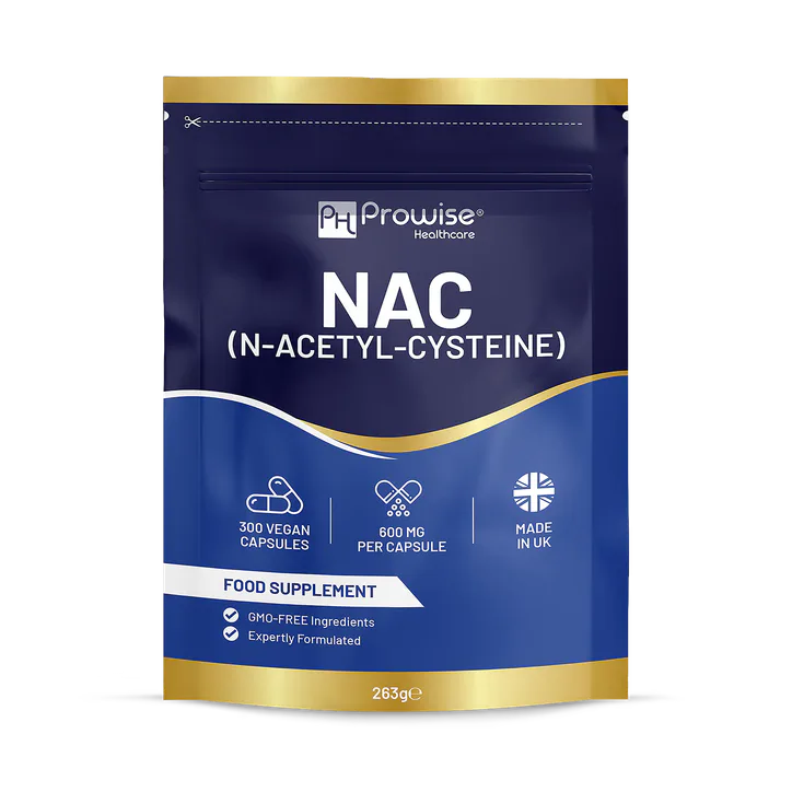Prowise Healthcare NAC N-Acetyl-Cysteine 600mg | 300 Capsules | Vegan N-Acetyl-Cysteine Nutritional Supplements 10 Month’s Supply
