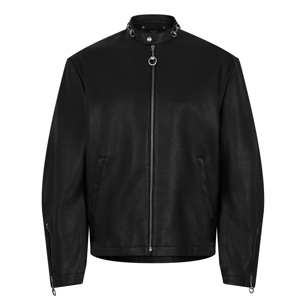 Gucci Men's Leather Jacket