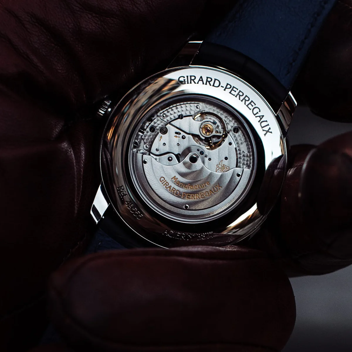 Girard Perregaux 1966 Blue 40mm Mens Watch in Blue, additional product view 2