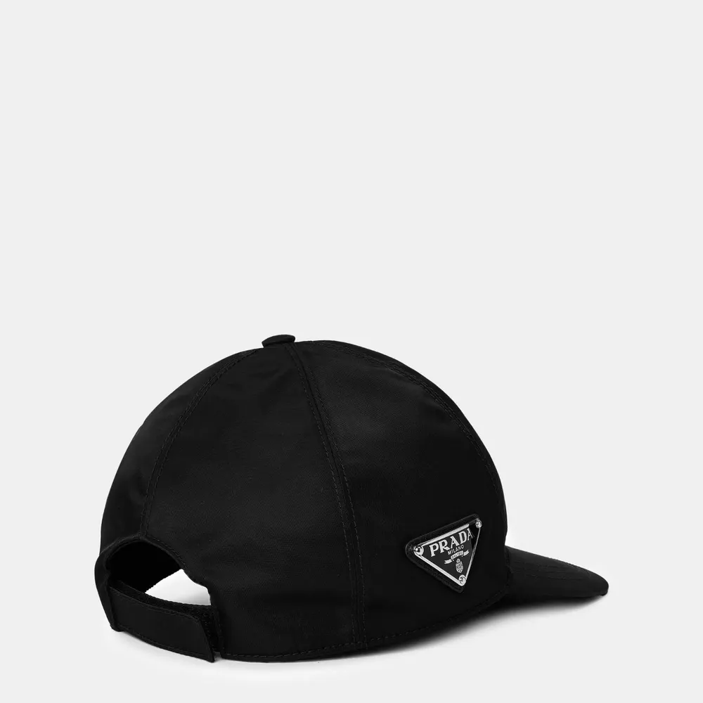 Prada Men'S Logo Re-Nylon Baseball Cap detail 2