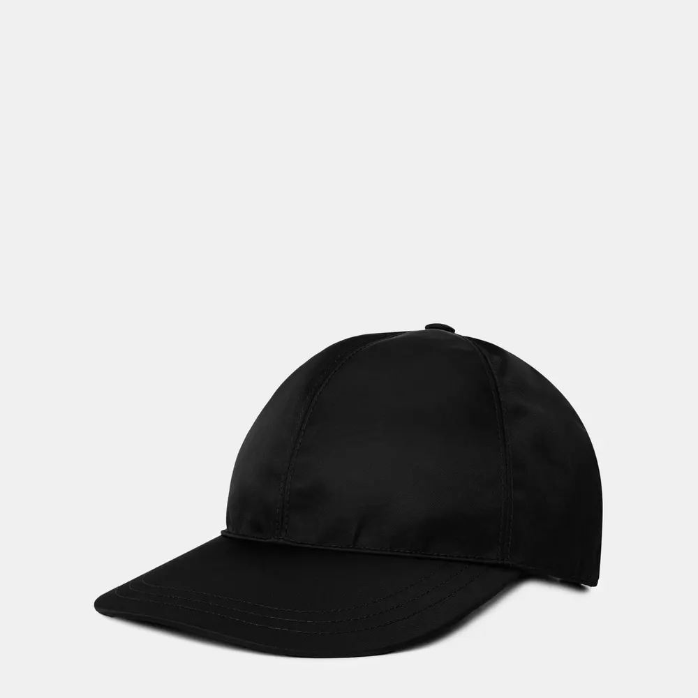 Prada Men'S Logo Re-Nylon Baseball Cap