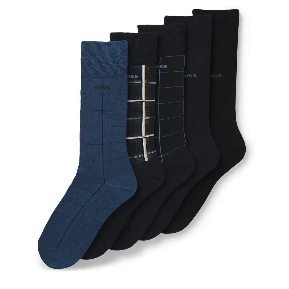 Boss 5 Pack Socks detail 3