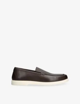 LOAKE Tuscany Slip-On Leather Loafers - EUR 41 / 7 UK MEN in Dark Brown – Mens | Loafers