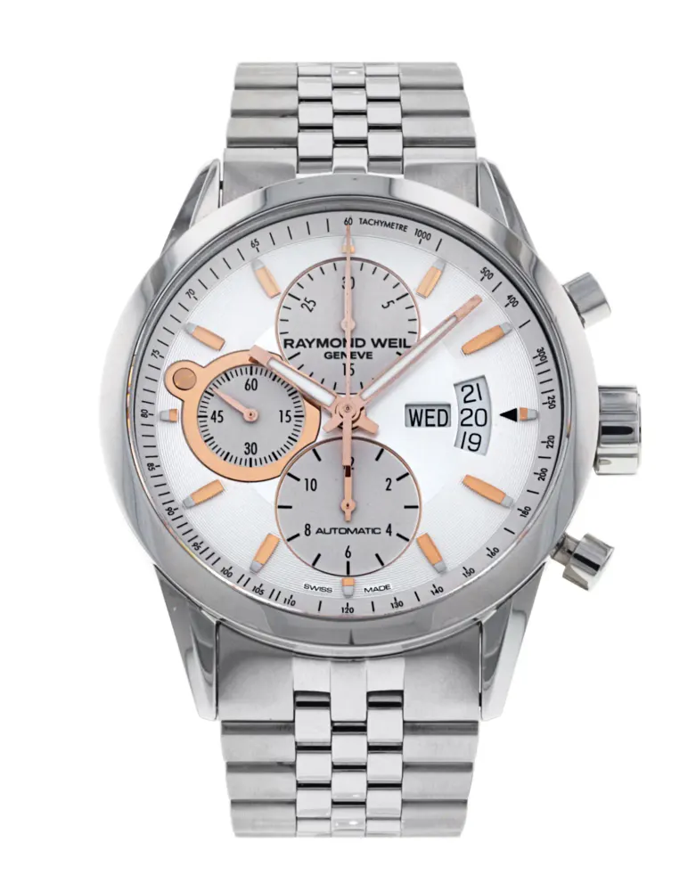 Raymond Weil Freelancer 7730-ST-65025 — 2022 — Very good in Silver Baton – Pre-owned watches