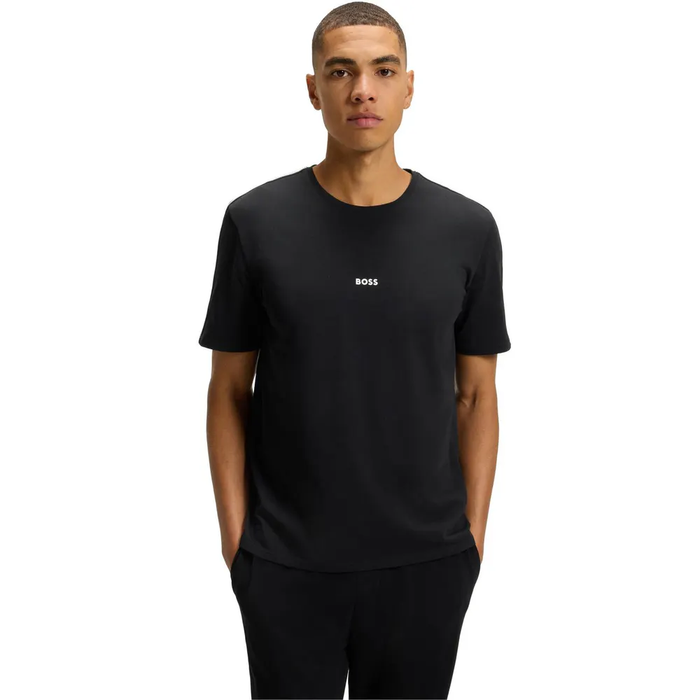 Boss Men's Logo Crew Neck Short Sleeve T-Shirt detail 2