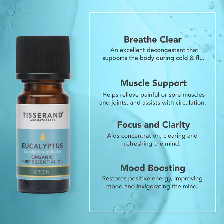 Tisserand Eucalyptus Organic Pure Essential Oil 9ml detail 3