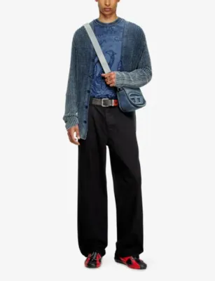 DIESEL P-Hant-Chino Straight-Leg Cotton-Twill Trousers detail 2