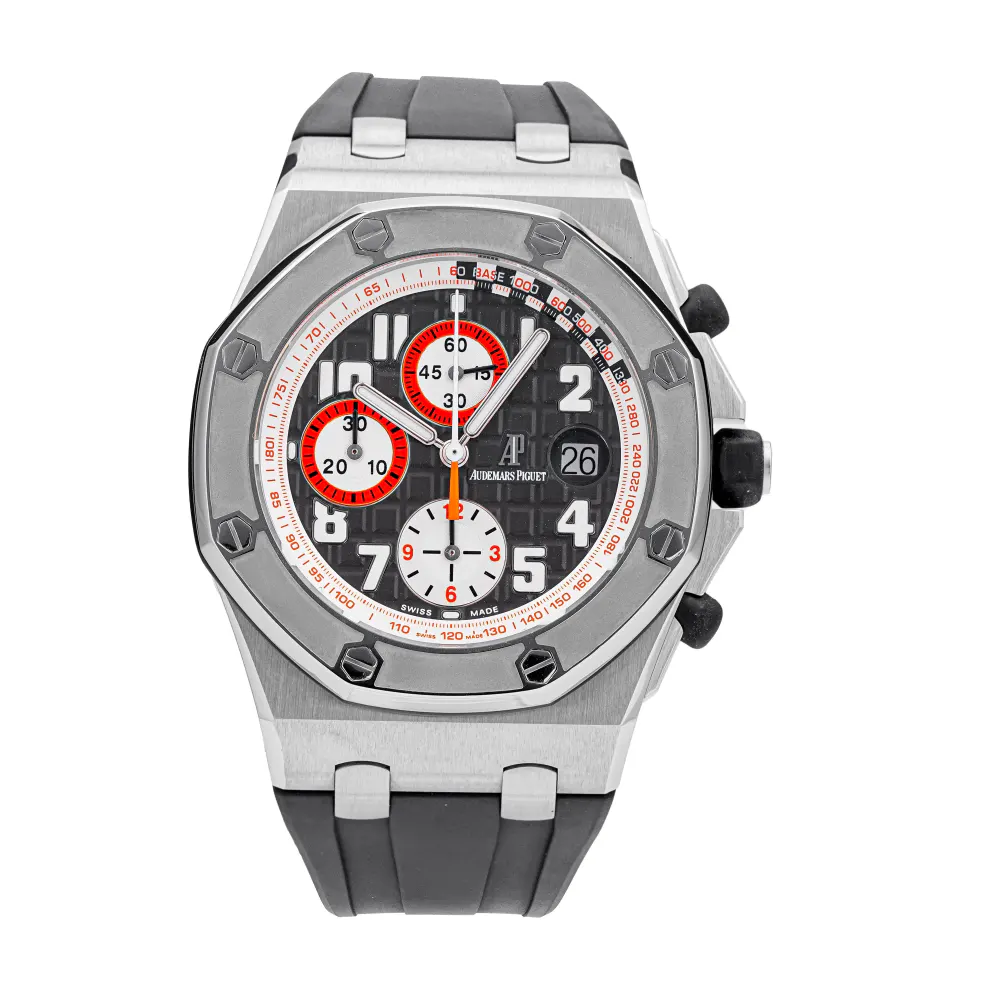 Audemars Piguet Royal Oak Offshore 26175ST.OO.D003CU.01 — 2012 — Excellent in Grey Arabic – Pre-owned watches