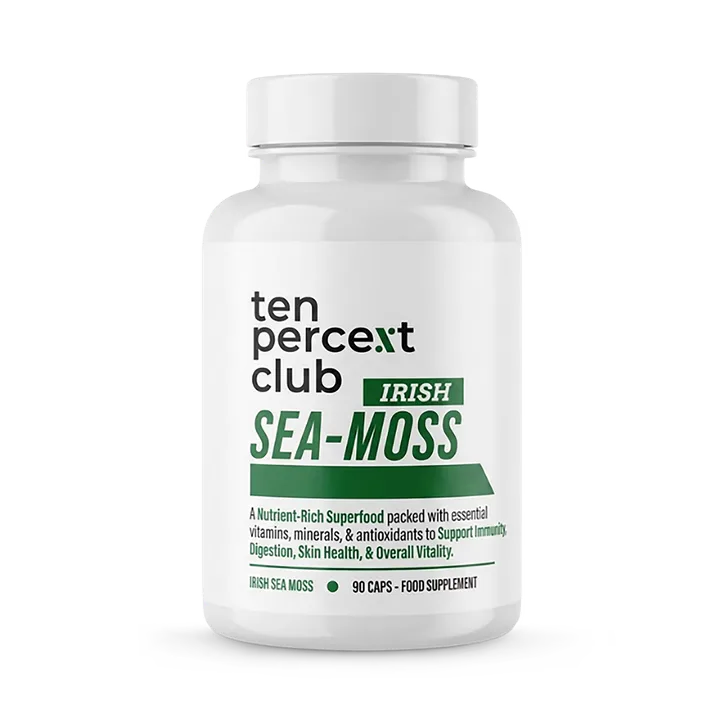 The Ten Percent Club Irish Sea Moss 90 Capsules