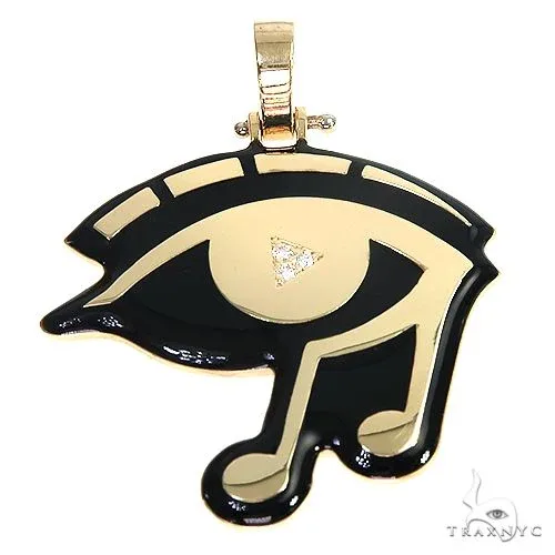 RINA - For Him CUSTOM Eye of Horus DJ Logo Pendant 66994 in Rose Gold – Pendant