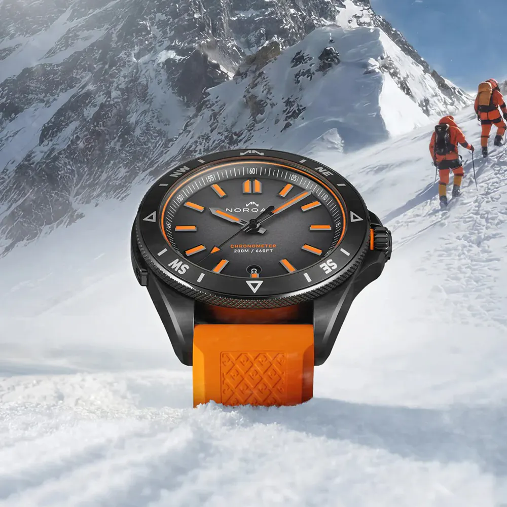 NORQAIN Adventure NEVEREST Limited Edition 40mm in Black, additional product view 2