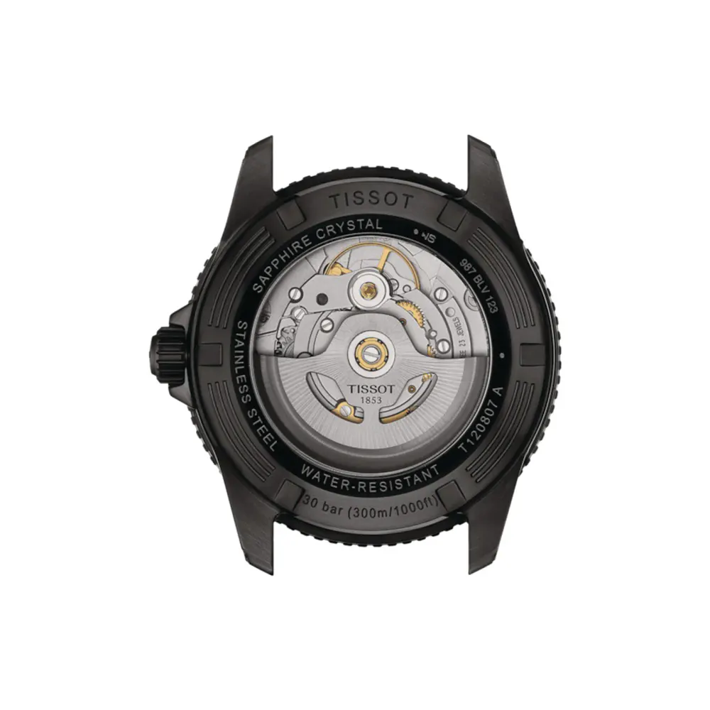 Tissot Seastar 1000 Powermatic 80 40mm Mens Watch in Black, additional product view 3