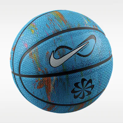 Nike Infinity Next Nature Outdoor Basketball (Deflated) - Light Current Blue/Black/White/Black