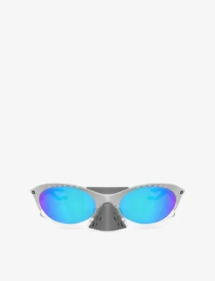 OAKLEY OO9437 Oval-Frame Nylon Sunglasses