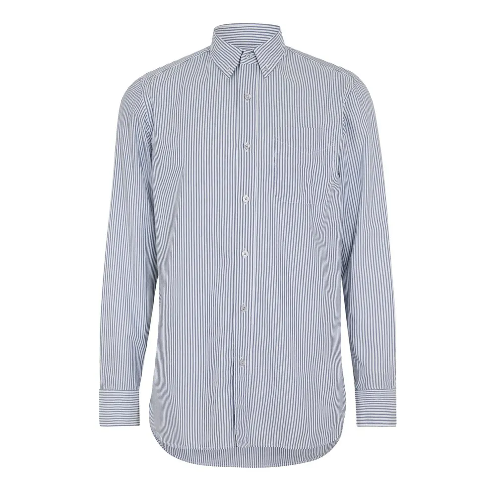 Tom Ford Mens Pinstripe Oxford Shirt