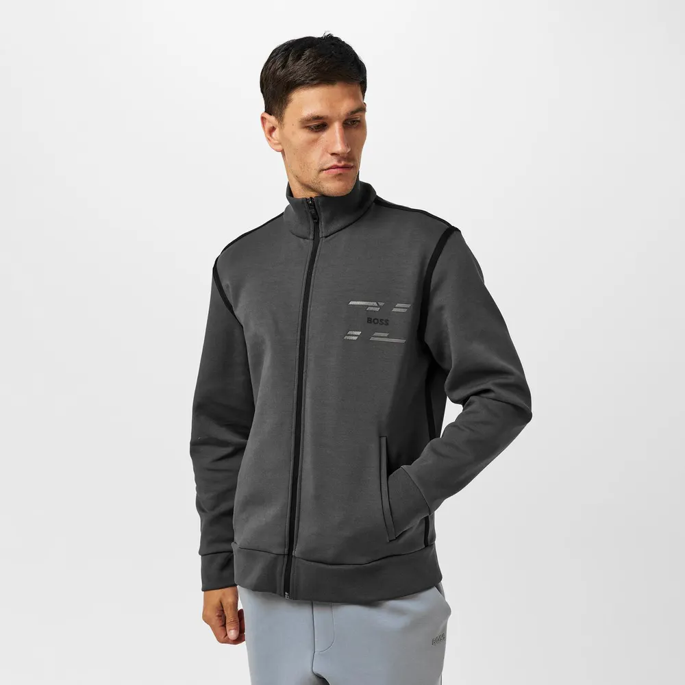 Boss Men's Skaz Tape Sweatshirt with Tape Trims detail 3