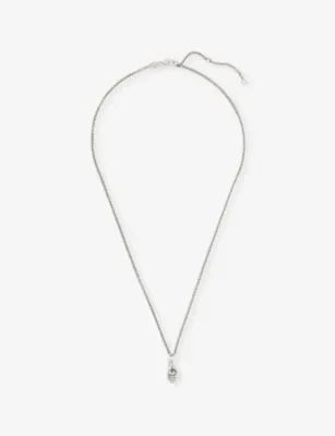 SERGE DENIMES Oracle Sterling-Silver And Cubic Zirconia Pendant Necklace