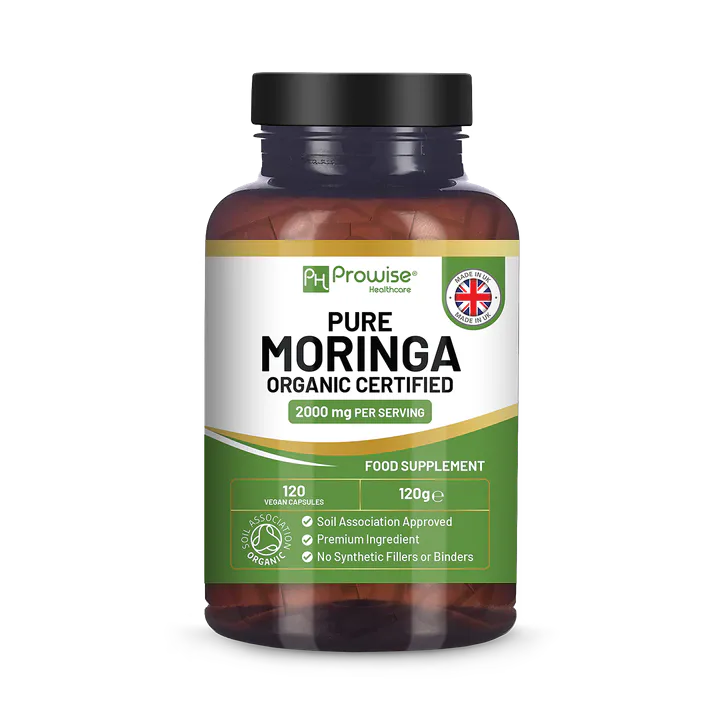 Prowise Healthcare Organic Moringa 2000mg 120 Vegan Capsules