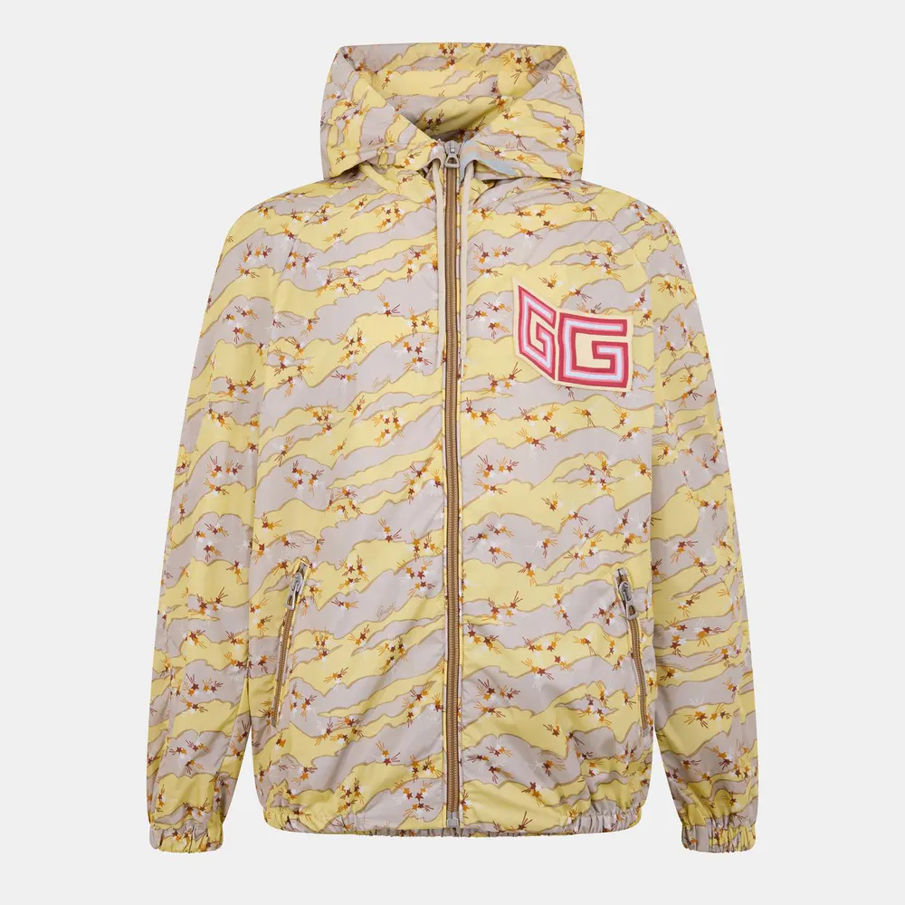Gucci Men's Hooded Technical Windbreaker