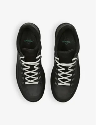 DIEMME Cornaro Gomma low-top leather boots - EUR 41 / 7 UK MEN in BLACK, additional product view 2