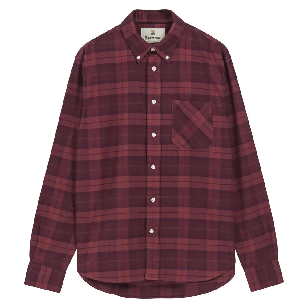 Barbour Men's Dunoon Tartan Cotton Long-Sleeve Shirt