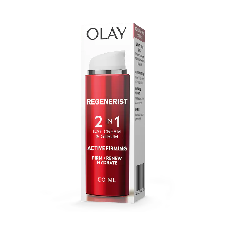 Olay Regenerist Day Face Cream & Serum 2in1 Anti-Wrinkle + Active Firming Moisturiser 50ml