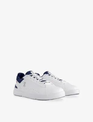 ON The Roger Advantage Faux-Leather Trainers - 7 in White Midnight, additional product view 3