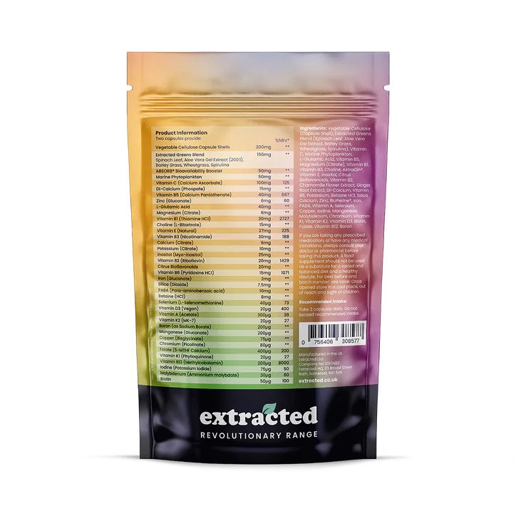 Extracted Ltd Multee Revolutionary Mega Multivitamin Supplement detail 2