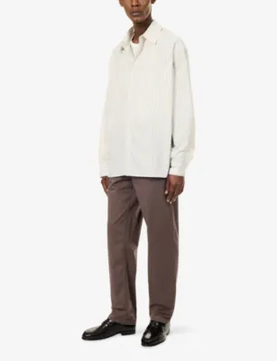 PAIGE Eberton Tapered-Leg Cotton Trousers detail 2