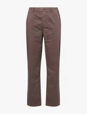 PAIGE Eberton Tapered-Leg Cotton Trousers