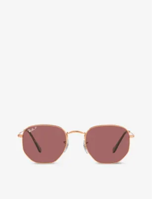 RAY-BAN RB3548N Hexagonal steel sunglasses